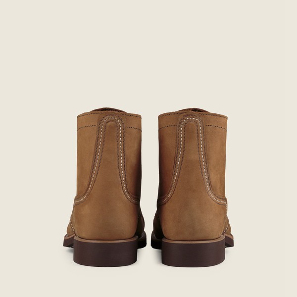 Red Wing Womens Iron Ranger - Short Chinook Leather - Heritage Boots Khaki - 7045YZHXL